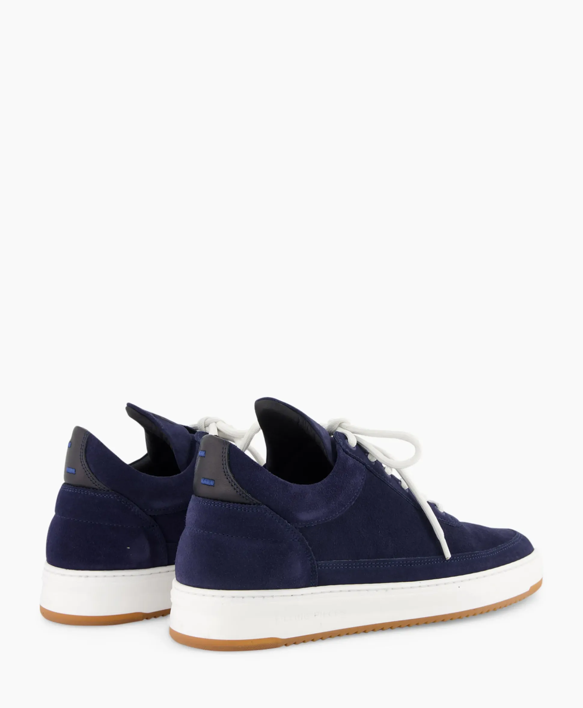 Filling Pieces Sneaker Low Top Suede Donker Blauw