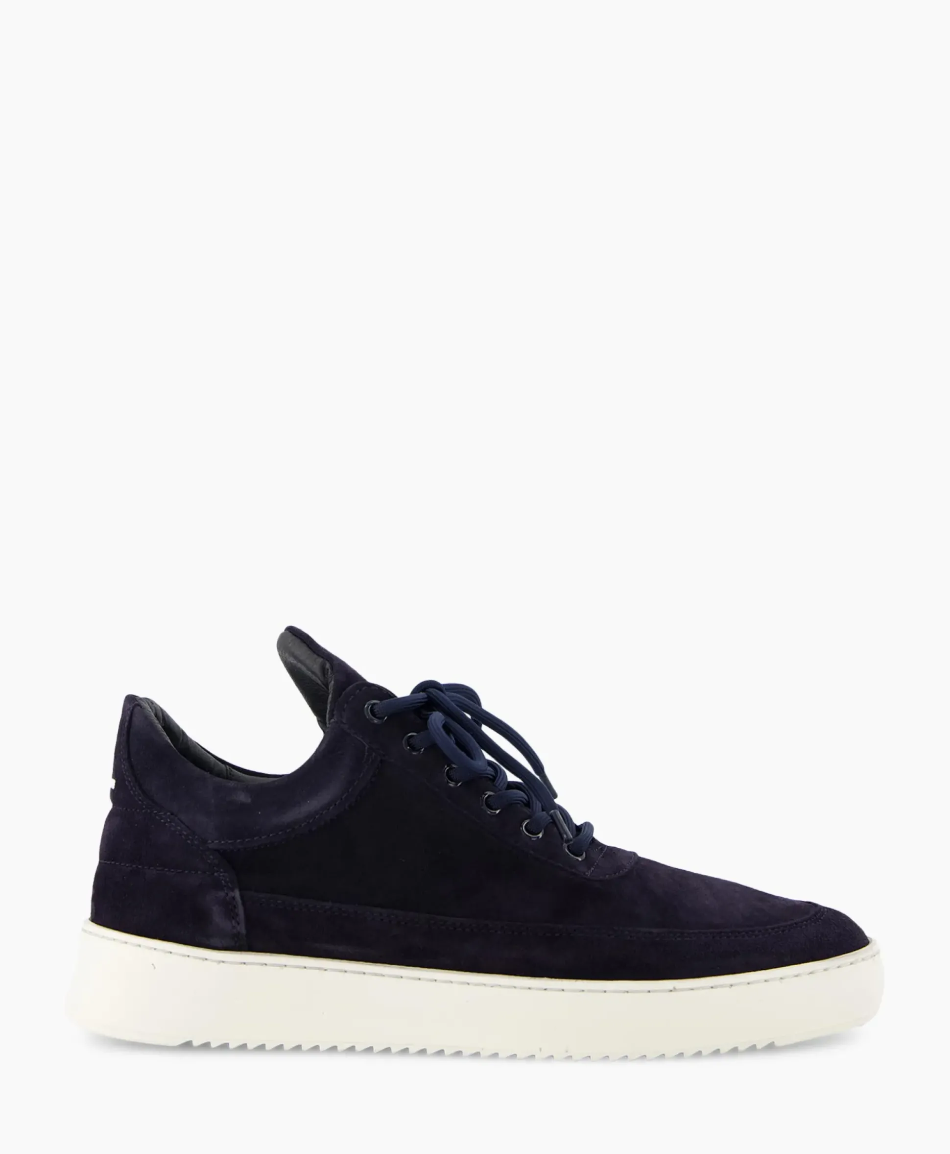Filling Pieces Sneaker Low Top Suede Navy Donker Blauw