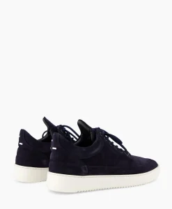 Filling Pieces Sneaker Low Top Suede Navy Donker Blauw