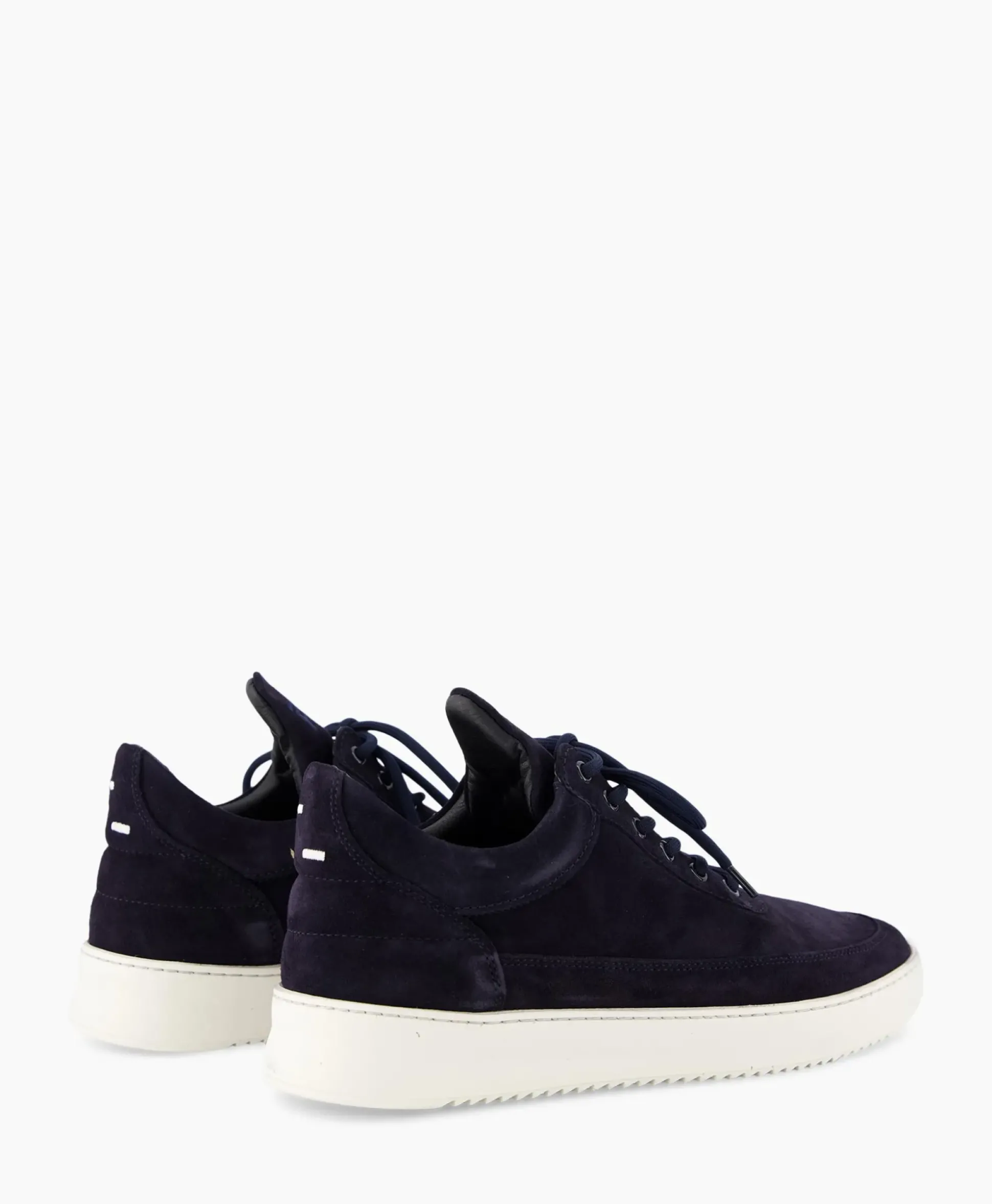 Filling Pieces Sneaker Low Top Suede Navy Donker Blauw