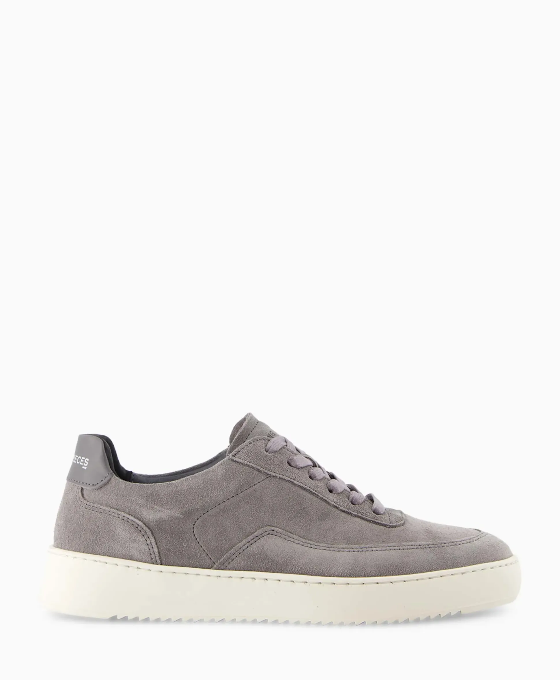 Filling Pieces Sneaker Mondo Suede Organic Grijs