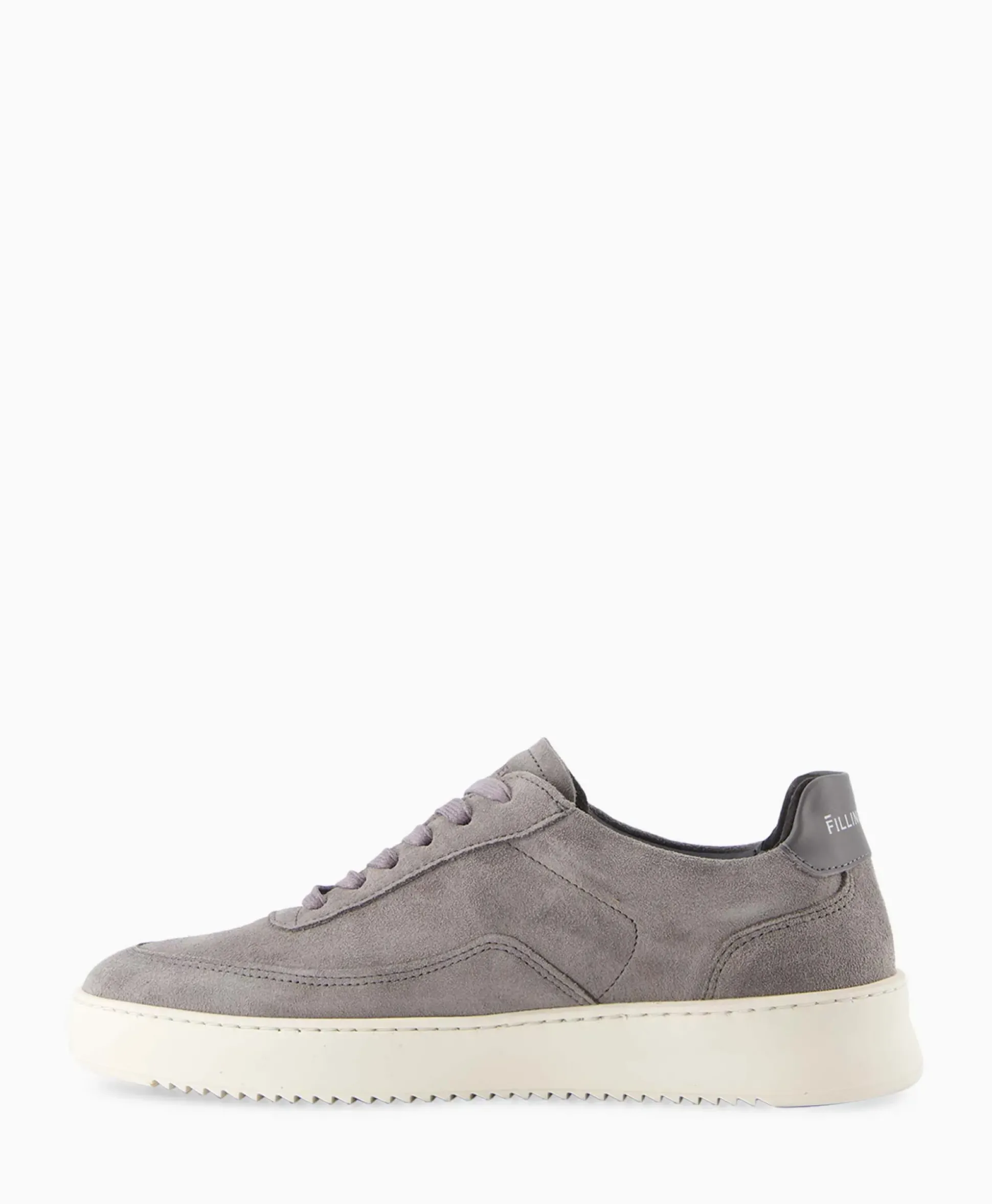 Filling Pieces Sneaker Mondo Suede Organic Grijs