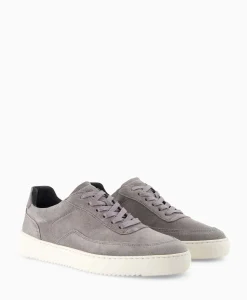 Filling Pieces Sneaker Mondo Suede Organic Grijs