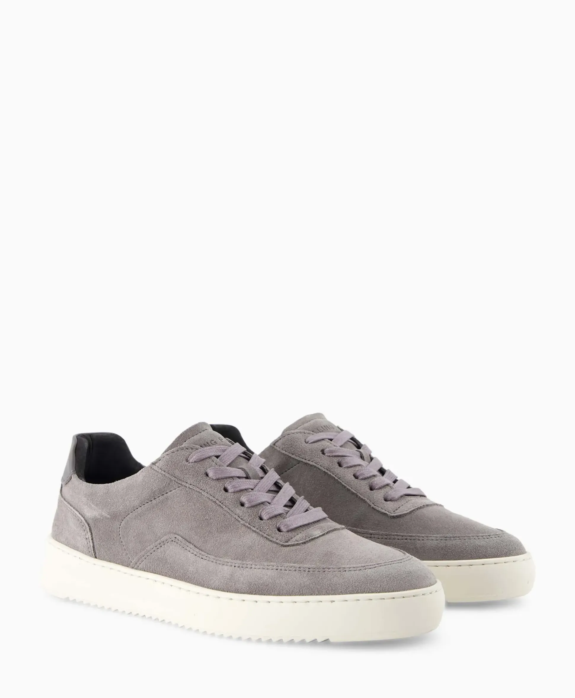 Filling Pieces Sneaker Mondo Suede Organic Grijs