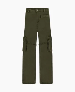 Flaneur Cargobroek Phone Pocket Groen