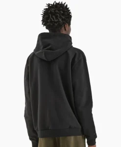 Flaneur Hoodie Botanical Zwart
