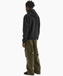 Flaneur Hoodie Botanical Zwart
