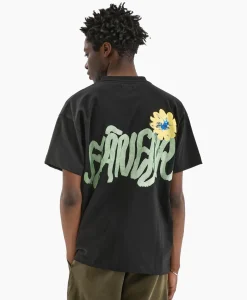 Flaneur T-Shirt Korte Mouw Tortuous Zwart