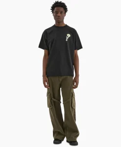 Flaneur T-Shirt Korte Mouw Tortuous Zwart