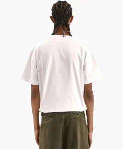 Flaneur T-Shirt Korte Mouw Botanical Wit