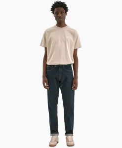 Flaneur T-Shirt Korte Mouw Signature Beige