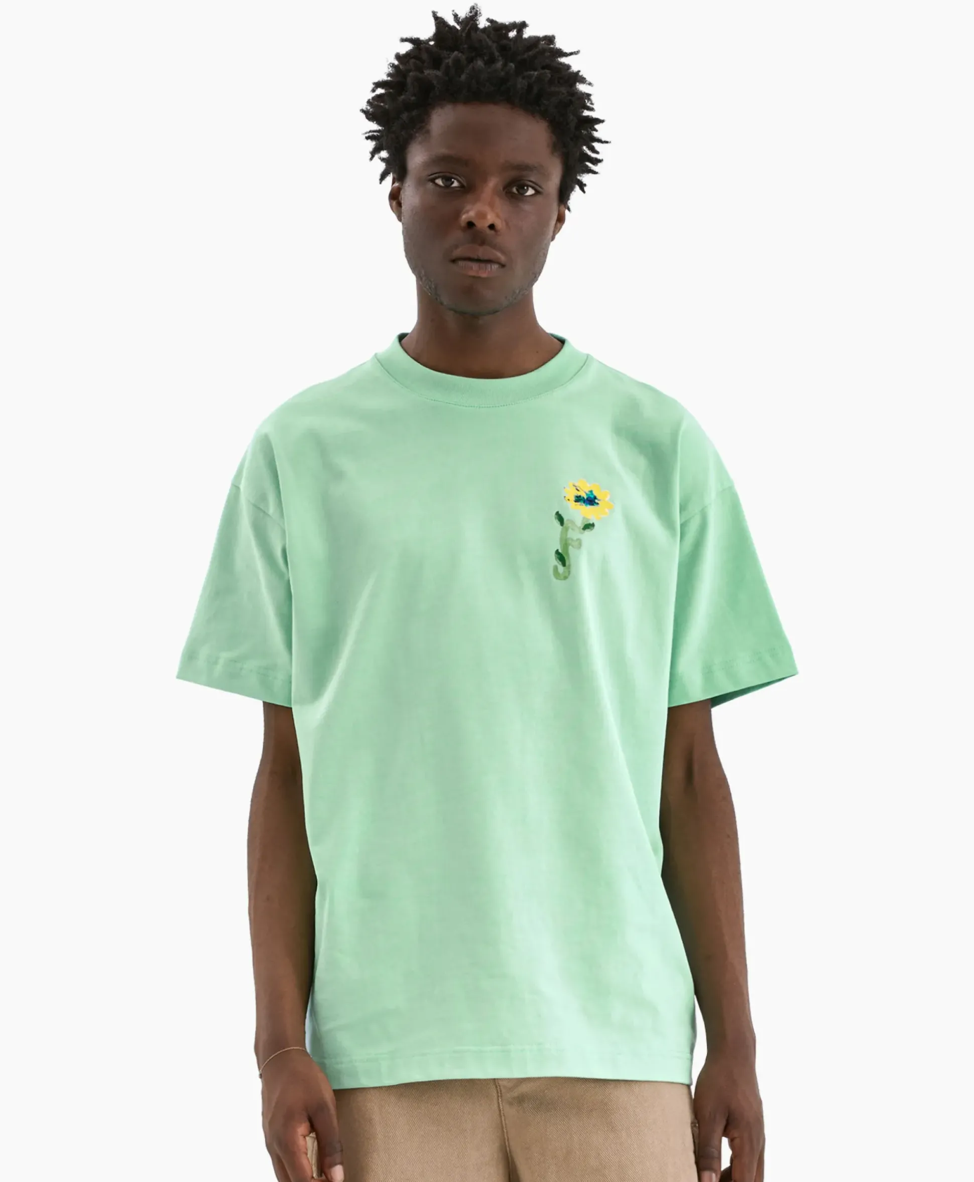 Flaneur T-Shirt Korte Mouw Tortuous Blauw