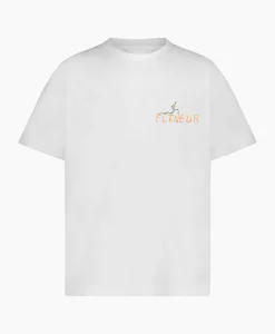 Flaneur T-Shirt Korte Mouw Passage Of Time Wit