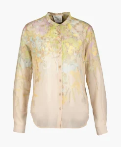 Forte_Forte Blouse Heaven Print Cotton Silk Voile Grandfather Rose