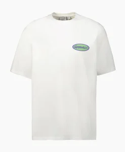 Gramicci T-Shirt Korte Mouw Grammici Oval Wit