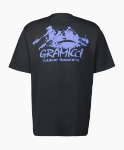 Gramicci T-Shirt Korte Mouw Class 5 Tee Zwart