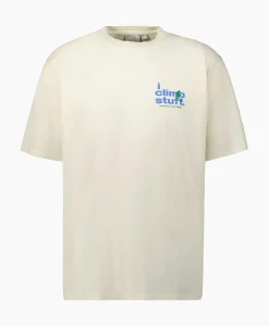 Gramicci T-Shirt Korte Mouw Climb Stuff Beige