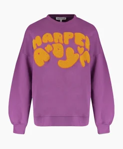 Harper & Yve Pullover Logo-Sw Paars
