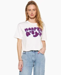 Harper & Yve T-Shirt Korte Mouw Logo-Ss Off White