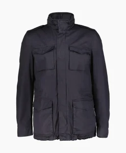 Herno Jack Field Capo Lavato Blauw