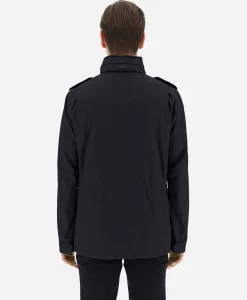 Herno Jack Field Capo Lavato Blauw