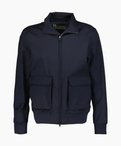 Herno Jack Woven Jacket Blauw