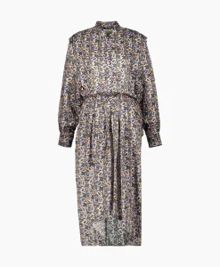 Isabel Marant Midi Jurk Lokeya-Gb Zwart