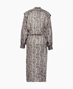 Isabel Marant Midi Jurk Lokeya-Gb Zwart