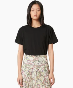 Isabel Marant T-Shirt Korte Mouw Vidal-Gz Zwart