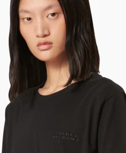 Isabel Marant T-Shirt Korte Mouw Vidal-Gz Zwart