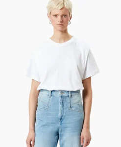 Isabel Marant T-Shirt Korte Mouw Zelitos-Ga Wit