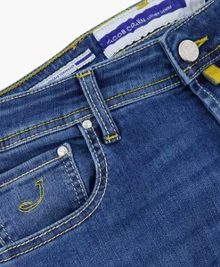 Jacob Cohen Jacob Cohen Jeans Pant 5 Pkt Slim Fit Bard Blauw