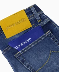 Jacob Cohen Jacob Cohen Jeans Pant 5 Pkt Slim Fit Nick Blauw