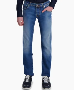 Jacob Cohen Jeans 5 Pkt Slim Fit Nick Ltd Midden Blauw