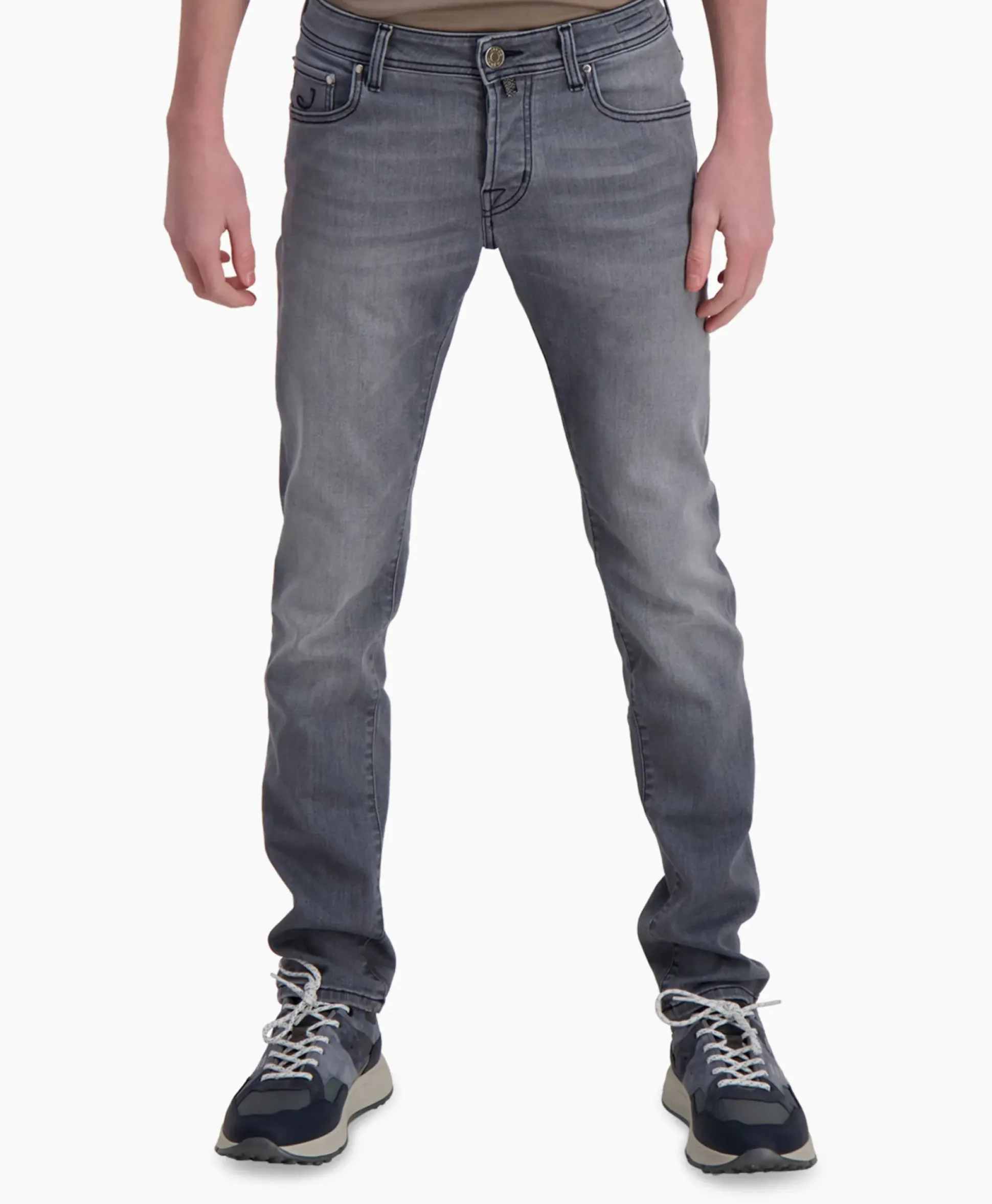 Jacob Cohen Jeans 5 Pkt Super Slim Fit Nick Licht Grijs