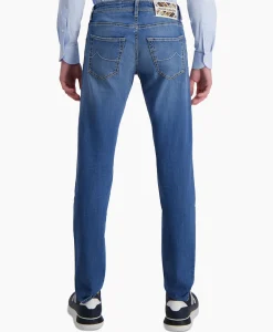 Jacob Cohen Jeans 5 Pkt Super Slim Fit Nick Donker Blauw