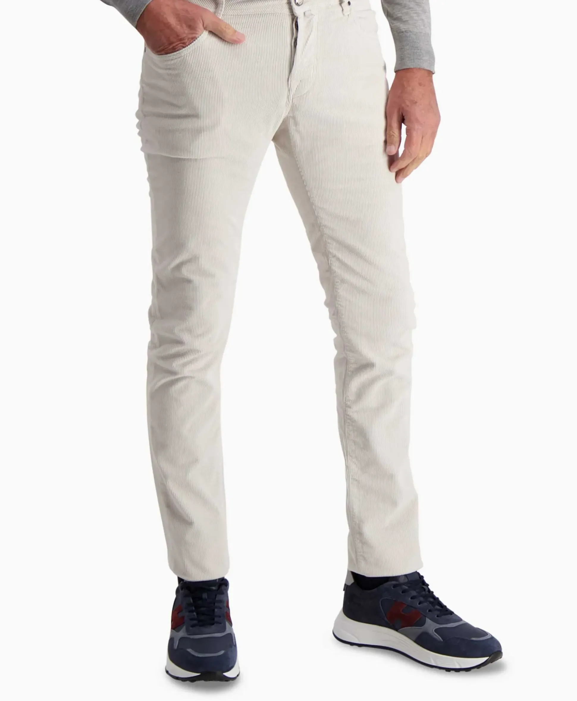 Jacob Cohen Jeans 5-Pocket Nick Slim Off White