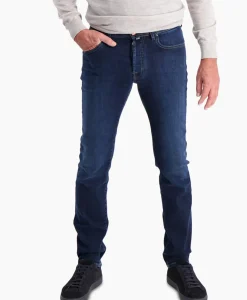 Jacob Cohen Jeans 5-Pocket Nick Slim Donker Blauw