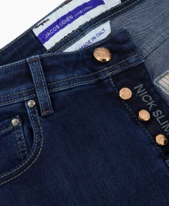 Jacob Cohen Jeans 5-Pocket Nick Slim Donker Blauw