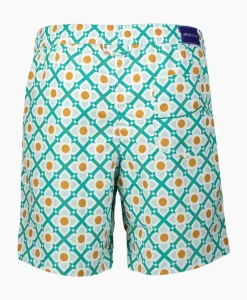 Jacob Cohen Zwembroek Maiolica Print Groen