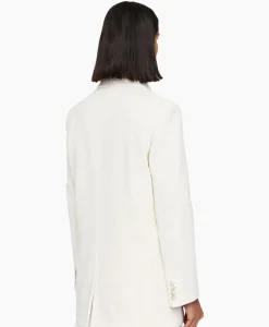 Joseph Blazer Chapone Jkt Ottoman Jersey Off White