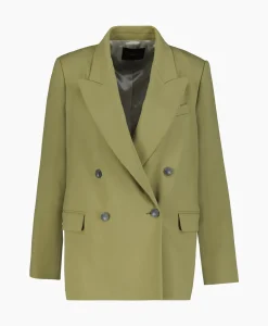 Joseph Blazer Jaden Jkt Comfort Cady Olijf