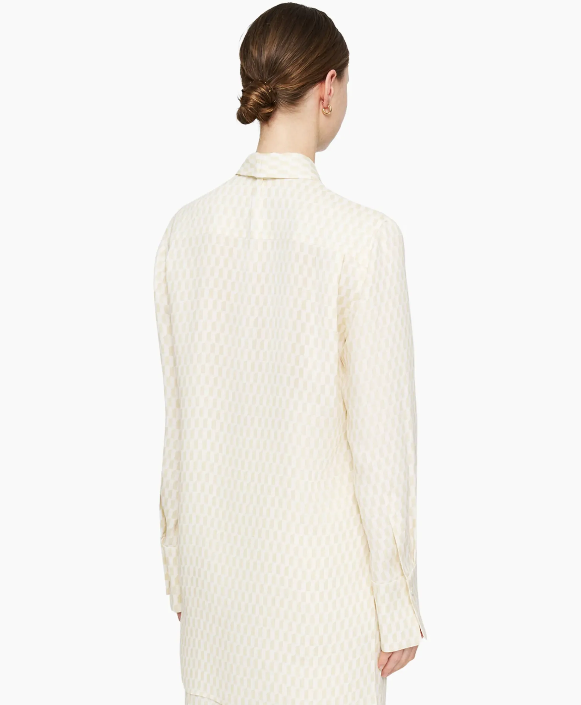 Joseph Blouse Bold Alcove Print Ecru