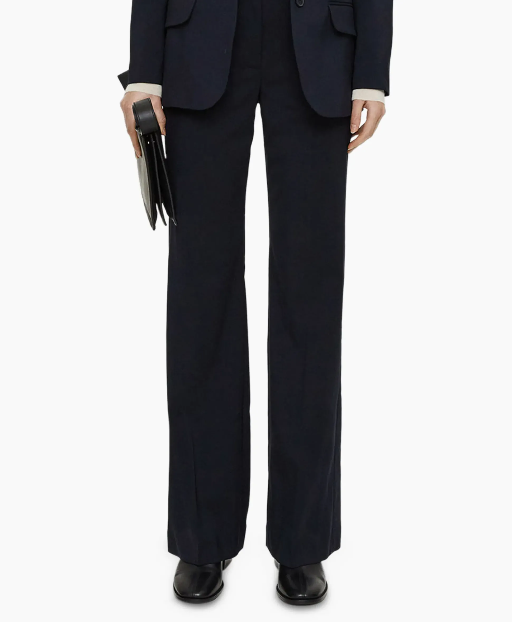 Joseph Pantalon Morissey Tailor Wool Donker Blauw