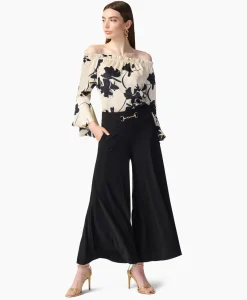 Joseph Ribkoff Blouse Print Lange Mouwen Zwart Dessin