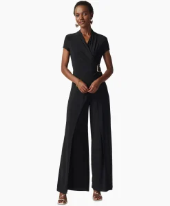 Joseph Ribkoff Jumpsuit Korte Mouwen Zwart