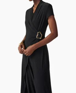Joseph Ribkoff Jumpsuit Korte Mouwen Zwart