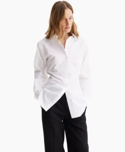 Les Coyotes De Paris Blouse Shaped Poplin Wit