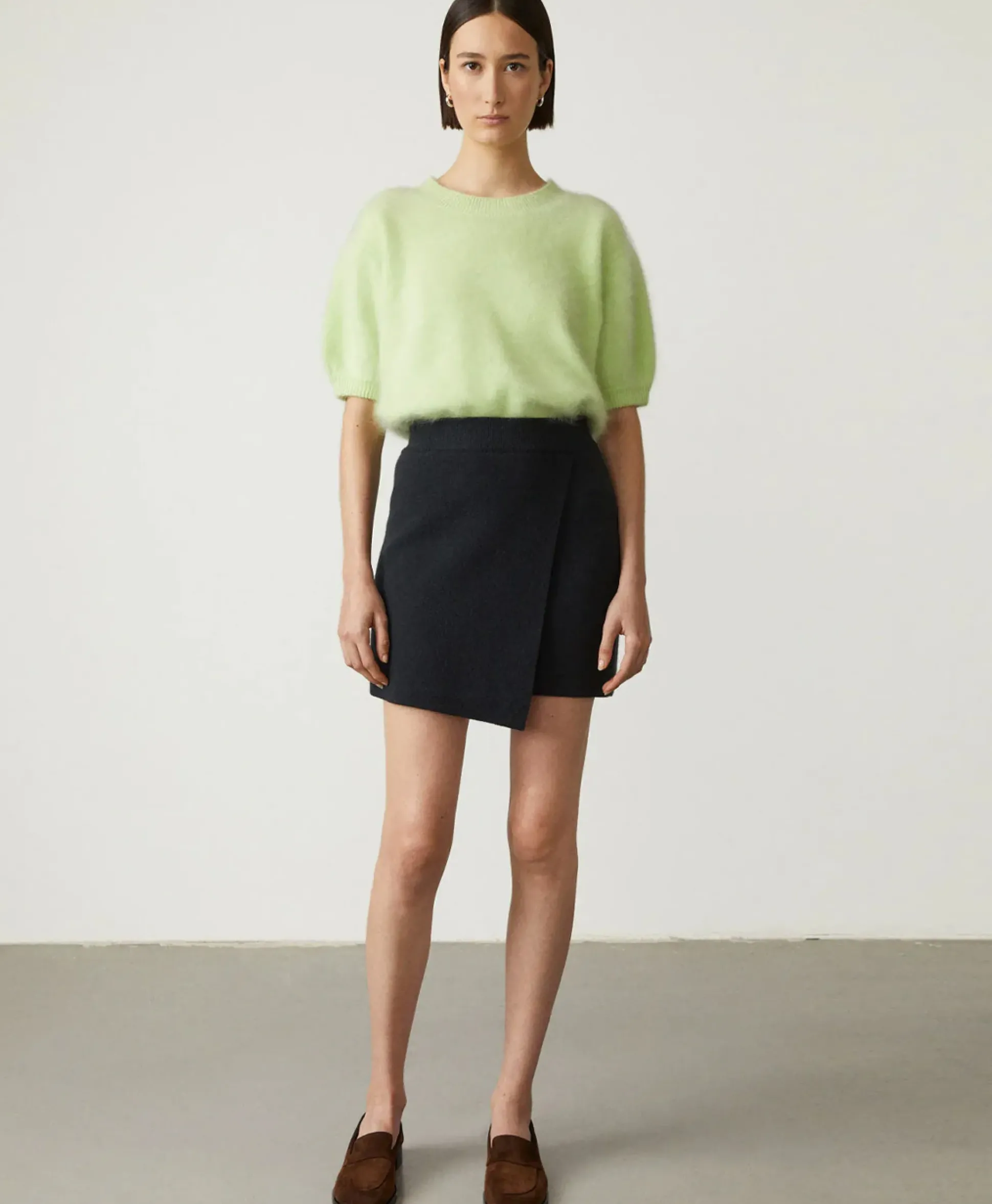 Lisa Yang Minirok Josette Donker Blauw