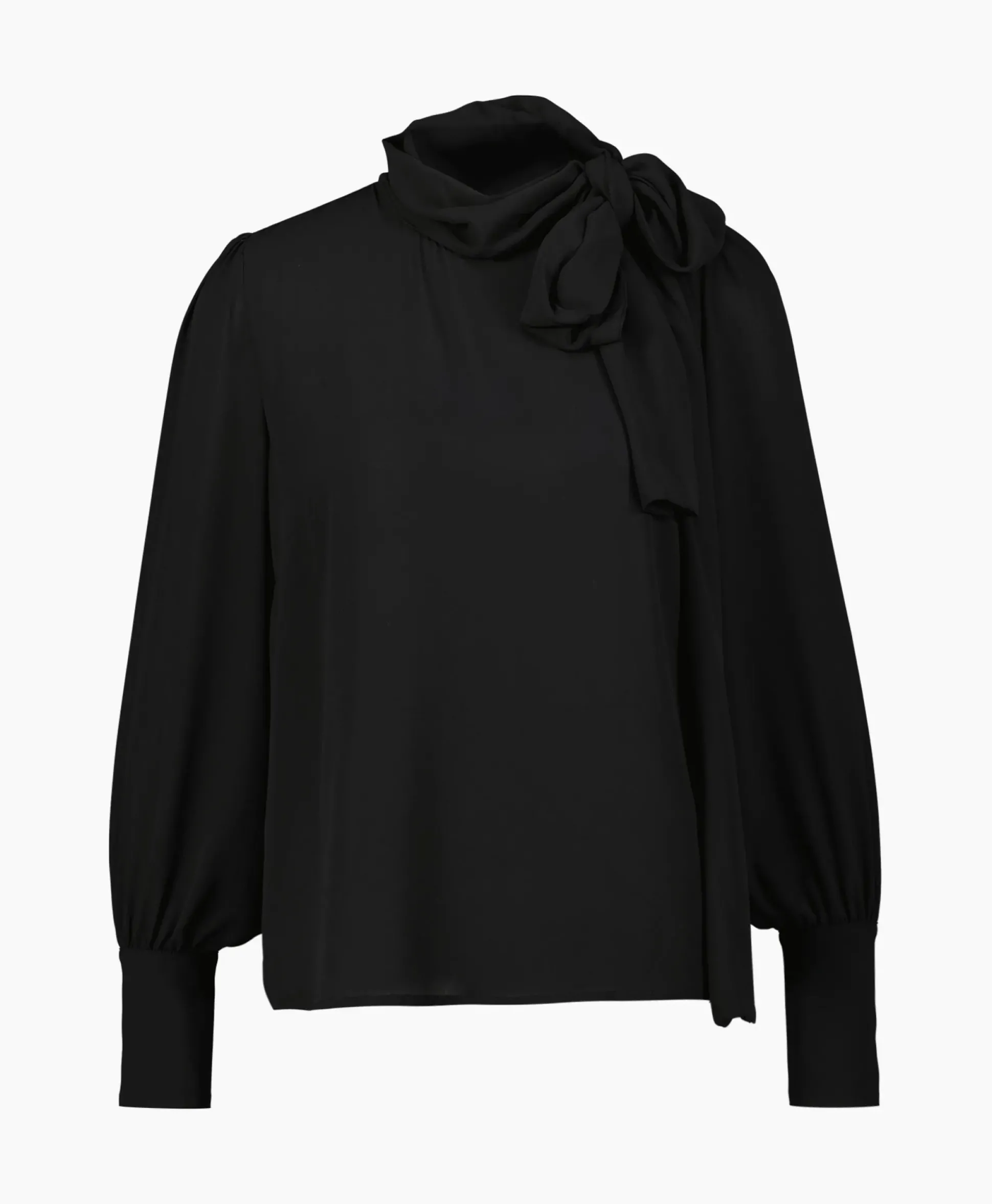 Liu Jo Blouse Ecs Tunica C/Fiocco Zwart
